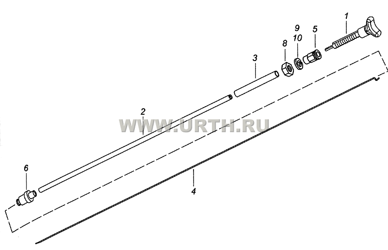 5320-1108120-99 Тяга ручного управления подачей топлива двигателя